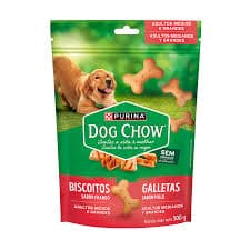 Dog Chow Biscoitos Adulto Raças Médias 300g